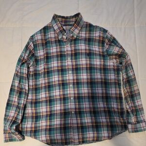 Men's Multicolor Plaid Shirt Ralph Lauren Polo Button up